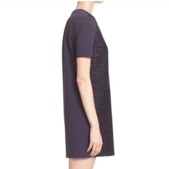 TORY Burch tinsel shimmer shift mini dress - Picture 6 of 12